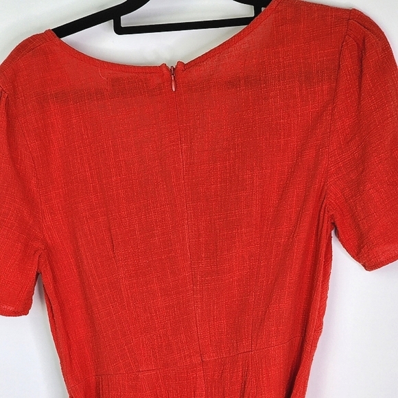 Pilgrim dress short red Secret Lover 100% cotton dress - Picture 9 of 11